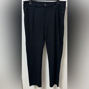 Ladies Calvin Klein Jeans Black Cropped Cotton Pants